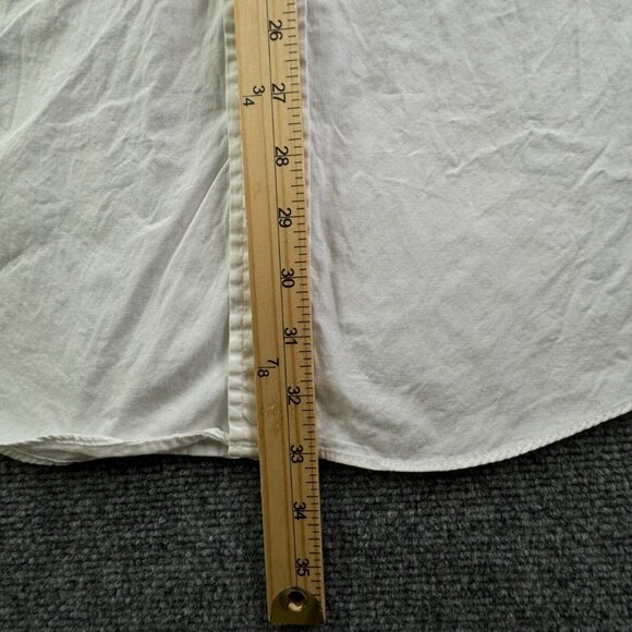 Brooks Brothers Men Cotton Adult Button Up Shirt Long Sleeve White 17 36/37 ** - Picture 4 of 13